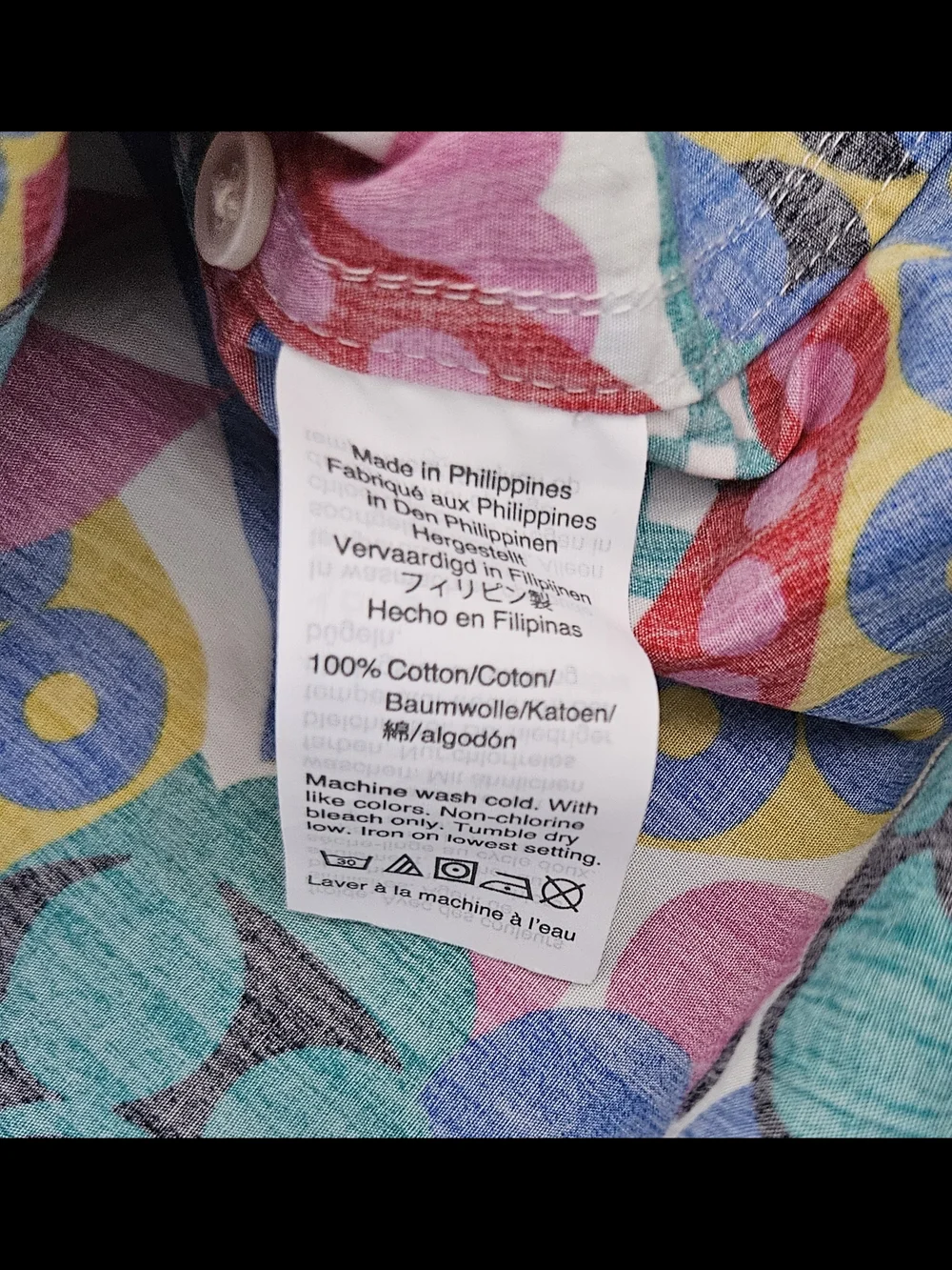 J. Crew Ratti Kaleidoscope button-down shirt